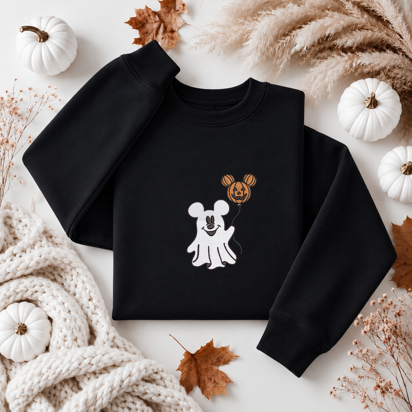 Mickey Ghost and Balloon Sweatshirt