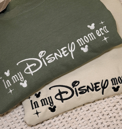 In my Disneymom Era Embroidered Crewneck